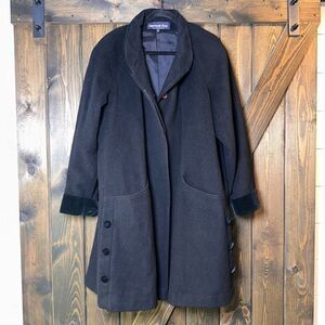 Vintage Herman Kay 100% WOOL Coat Lined Jacket Pea Coat